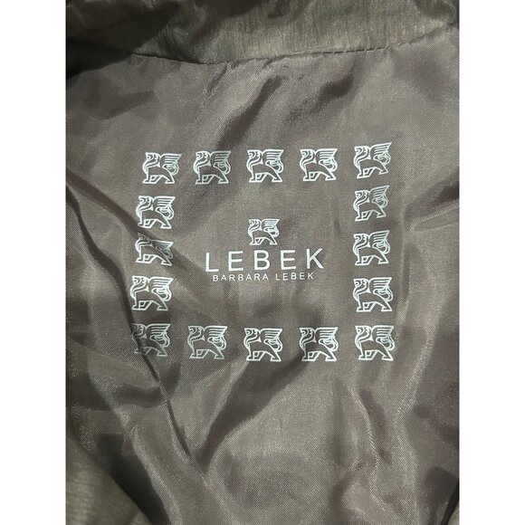 Barbara Lebek Womens Sleeveless Taupe Lightweight Puffer Vest Size 8 Outdoor - Picture 5 of 11